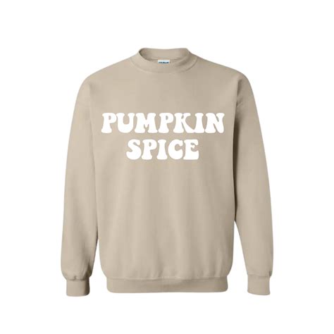 Pumpkin Spice Crewneck Tan & White – Urban Lifestyle By Derek Jensen