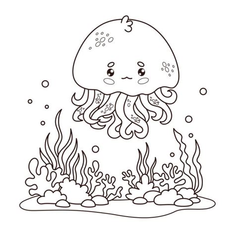 80+ Coloring With Underwater Landscape Stock Illustrations, Royalty ...