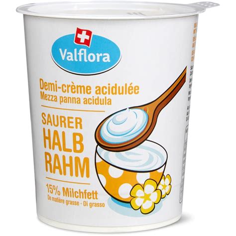 Kaufen Valflora Saurer Halbrahm Fett Migros