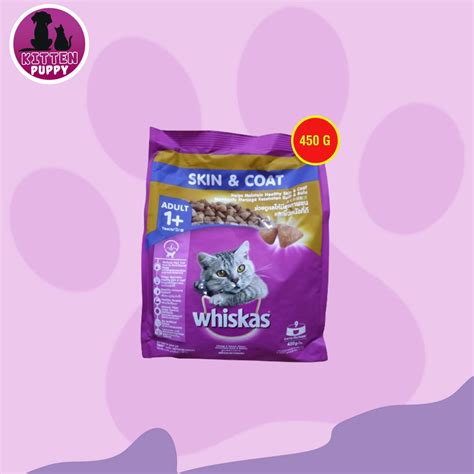 Jual Whiskas Makanan Kucing Kering Dry Food Adult Skin Coa Kulit Bulu