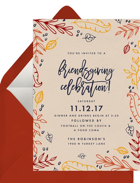 Friendsgiving Celebration Invitations | Greenvelope.com