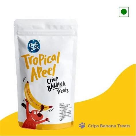 55gm Tropical Apeel Crisp Banana Treats Dog Food at Rs 150/pack | Dog ...