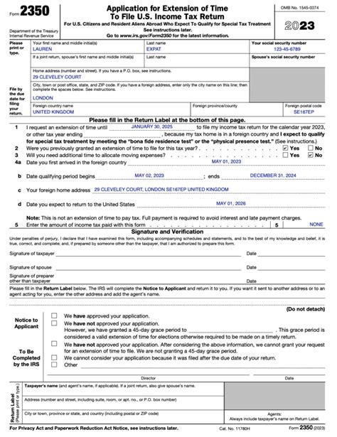 Form 2350 Vs Form 4868 What Is The Difference