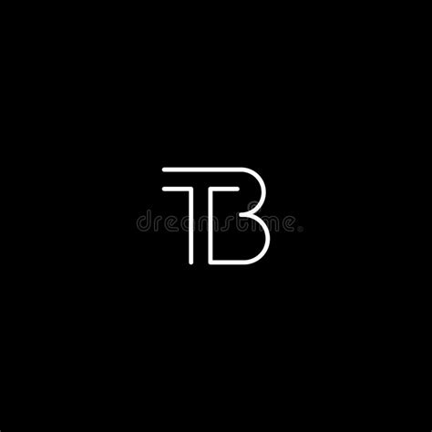 Letter TB BT T B Logo Design Simple Vector Vector Illustratie