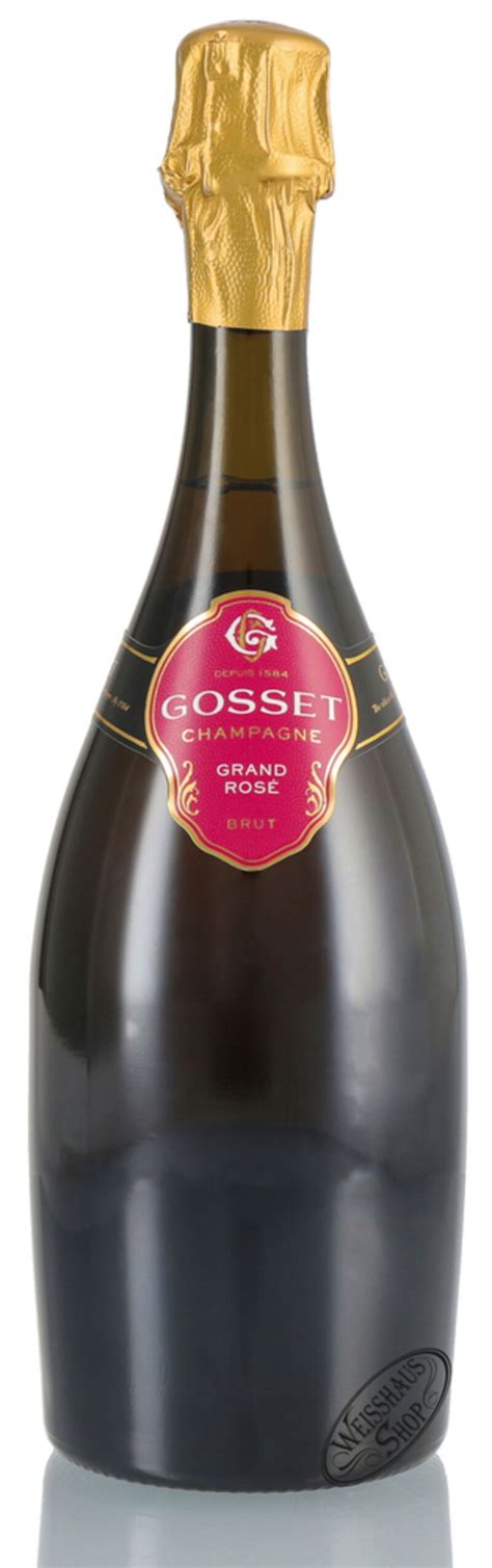 Gosset Grand Rosé Brut Champagner 12 vol 0 75l Weisshaus Shop