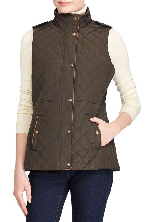 Image Of Lauren Ralph Lauren Quilted Vest Quilted Vest Ralph Lauren