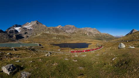 Abe Allegra Der Rhb Zwischen Ospizio Bernina Und Bernina Lagalb