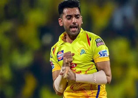 Ipl The Nca To Decide On Csk S Deepak Chahar S Availability