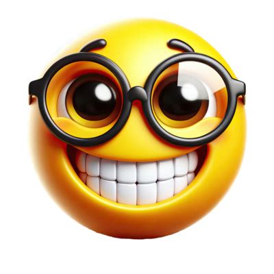 Nerd Emoji PNGs for Free Download