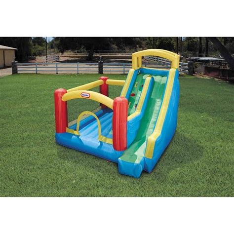 Little Tikes Giant Slide Bouncer Inflatable Bounce House With Blower