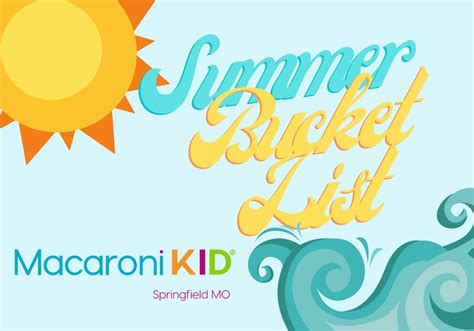 2024 Summer Bucket List 85 Things To Do In Springfield This Summer