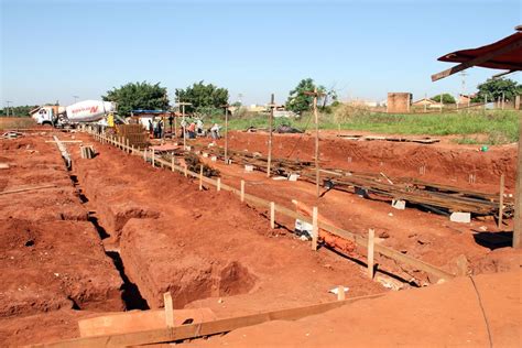 Obras para a construção da Creche Escola continuam em ritmo acelerado