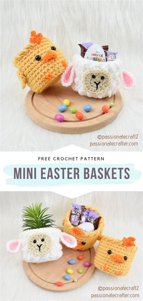 Charming Easter Baskets Free Crochet Patterns Crochet Easter Basket