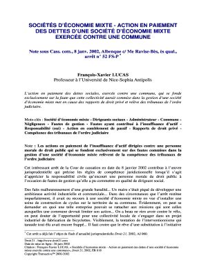 Remplissable En Ligne Revuegeneraledudroit Soci T S D Conomie Mixte