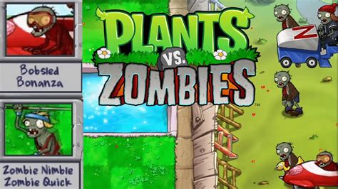 Bobsled Bonanza Zombie Nimble Zombie Quick Plants Vs Zombies