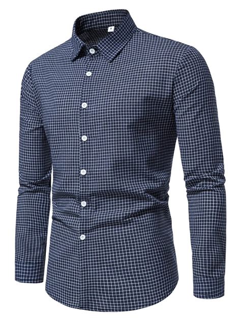 Manfinity Mode Men Plaid Print Shirt Shein Uk