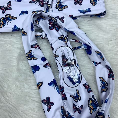 Stylesbykaysmi Swim New Butterfly Bandeau Bikini High Leg Poshmark