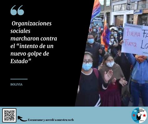 Bolivia Organizaciones Sociales Marcharon Contra El Intento De Un