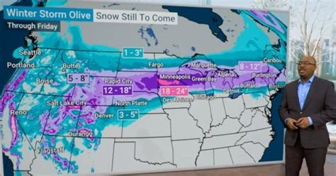 Major Winter Storm Taking Aim At Northern U S Cbs News