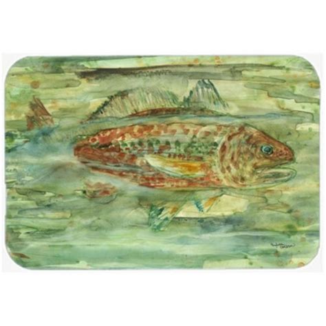Abstract Red Fish Mouse Pad Hot Pad Or Trivet 1 Kroger