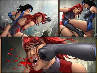 Skarlet Vs Kitana Luscious Hentai Manga Porn