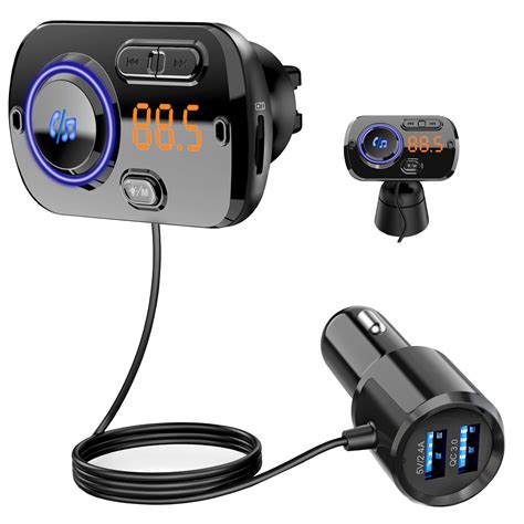 Buy Bluetooth FM Transmitter Car Bluetooth Radio Adapter Hands Free Car