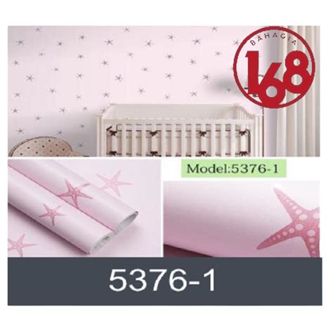 Jual Wallpaper Dinding Ukuran 45cm 10m Motif Bintang Shopee Indonesia