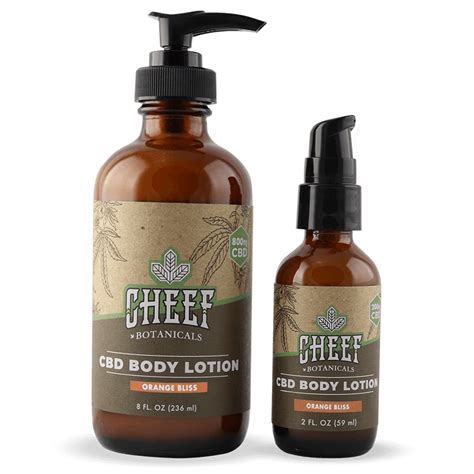 Cbd Body Lotion Nourishing Soft Cheef Botanicals