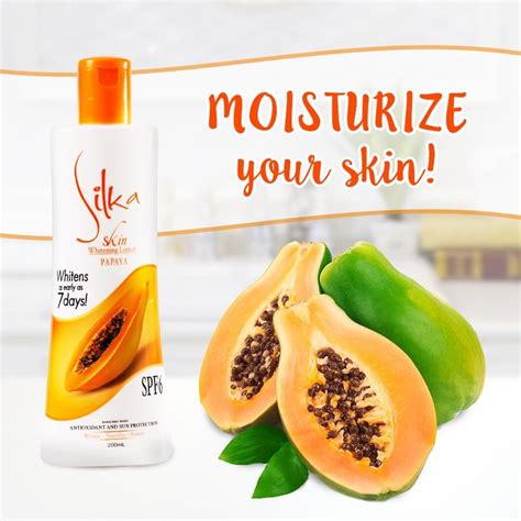 Silka Whitening Lotion Papaya 200ml La Belleza Au Skin And Wellness