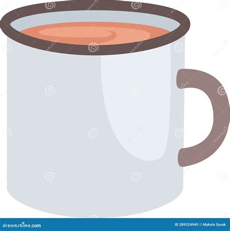 Cup With Hot Drink Stock Illustration Illustration Of Cappuccino 289324940
