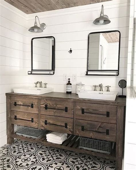 50 Farmhouse Bathroom Decor Ideas You Will LOVE NP