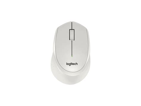 Logitech M330 Silent Plus Wireless Large Mouse - White - Newegg.com