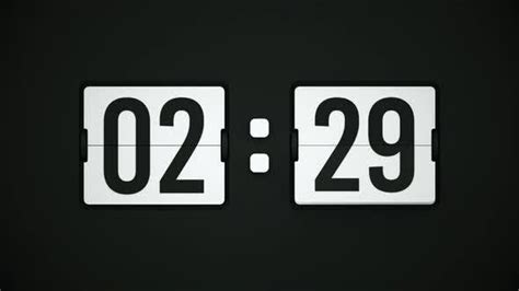 Flip Clock Countdown 5 Minutes, Stock Video - Envato Elements