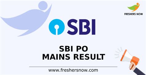 Sbi Po Mains Result 2024 Released Score Card Cut Off