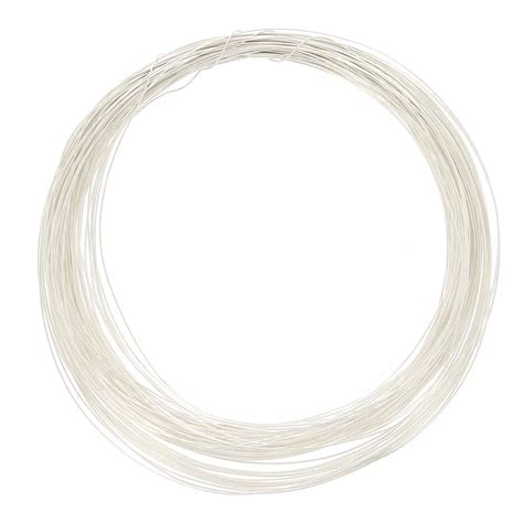 Fil Semi Dur Recuit Argent 925 Rond 0 4 Mm X20m Perles Co