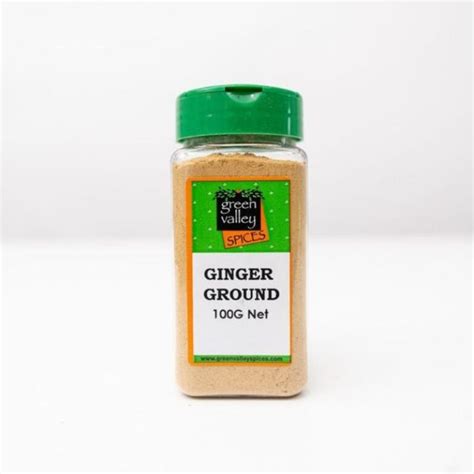 Shaker Jar Ginger Ground Green Valley Spices Roselands