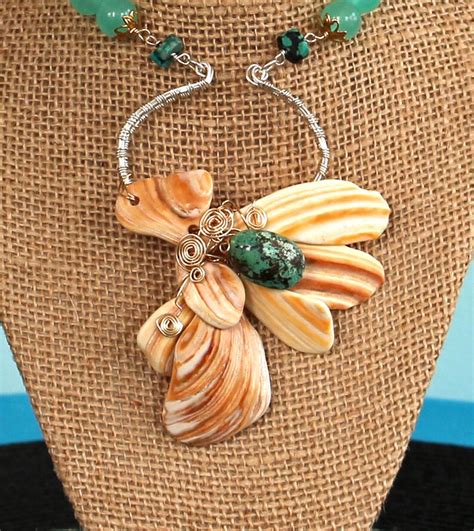 Seashell Jewelry Beach Jewelry Wearable Art Jewelry Etsy