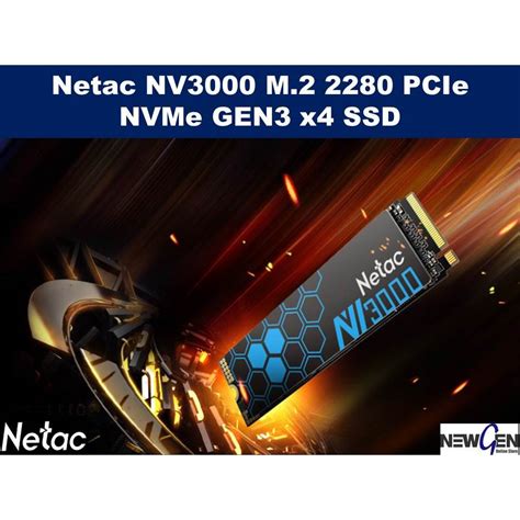 Netac NV3000 M.2 2280 PCIe NVMe GEN3 x4 SSD | Shopee Malaysia