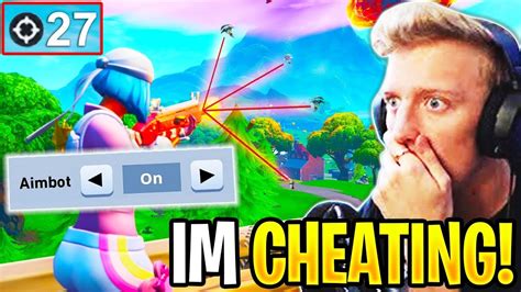 Tfue Uses Human Aimbot In Pro Scrims Fortnite Youtube