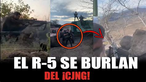 EL R 5 destroza CONVOY de la GENTE del CJNG en un TOPÓN en ZIPOCO