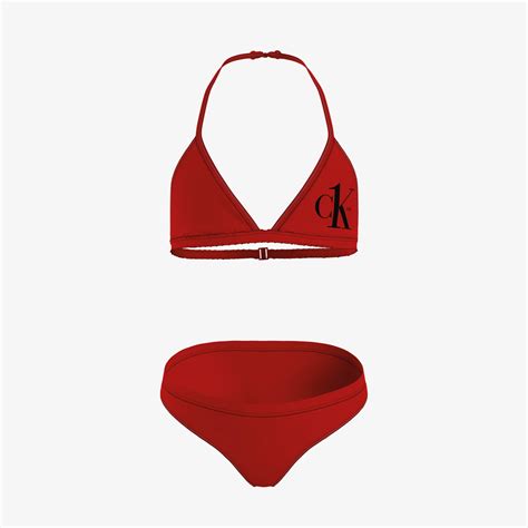 Calvin Klein Triangle Ocuk K Rm Z Bikini Tak M Ocuk Mayo Mayo Ort Superstep