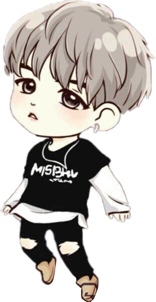 Yoongi Bts Suga Chibi Cute Freetoedit Sticker By Baebx