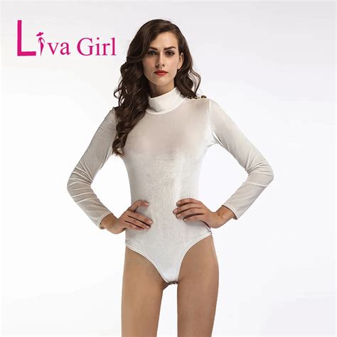 Liva Girl Sexy Autumn Winter Bodysuit Women Body Feminino Long Sleeve