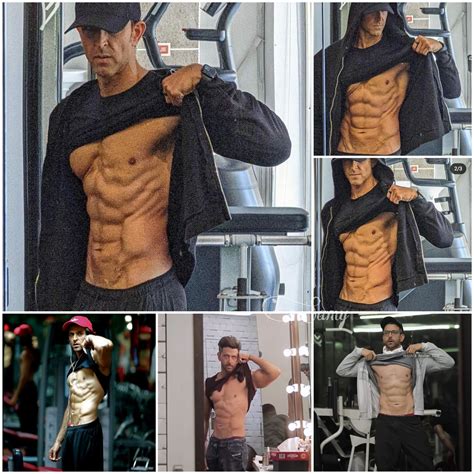 Hrithik Roshan Flaunts His Eight Pack Abs At The Age Of Pics Goes