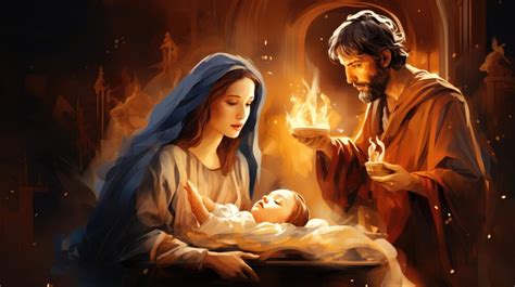 Presepio Menino Jesus - Uma representação artística do presépio com o menino Jesus Maria José ...