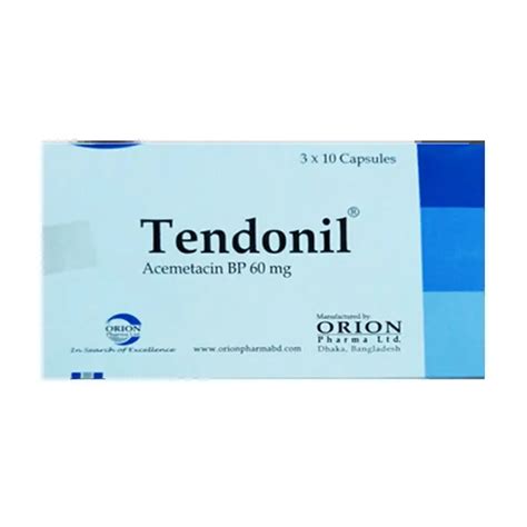 Tendonil Capsule 60 mg Medicine - osudpotro