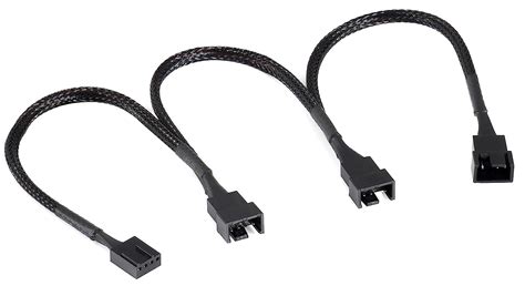 Poppstar Pwm Fan Splitter Kabel Cm Pins Connector Vr Naar