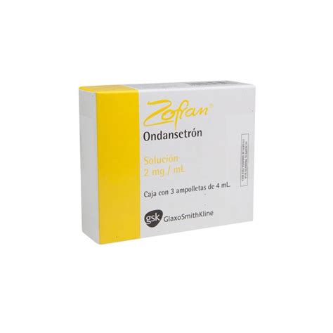 Zofran 8 Mg Solución Inyectable 3 Ampolletas 4 Walmart