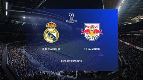 Real Madrid Vs Rb Salzburg Uefa Champion League Efootball Pes