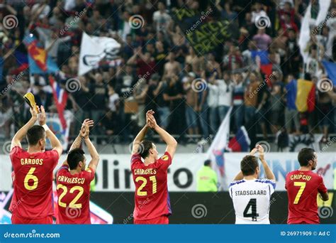 FC Steaua Bucharest FC Copenhaga Editorial Stock Image Image Of